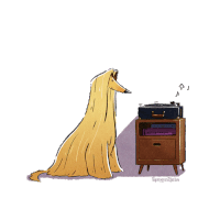 dog greengrin Sticker