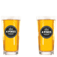 beer cheers Sticker by 4 Pines Brewing Co.