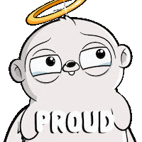Happy Proud Of You Sticker by Fugz Official