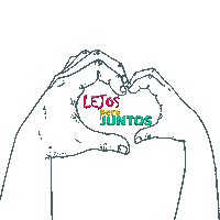 Corazon Manos Sticker by Hogar&ando