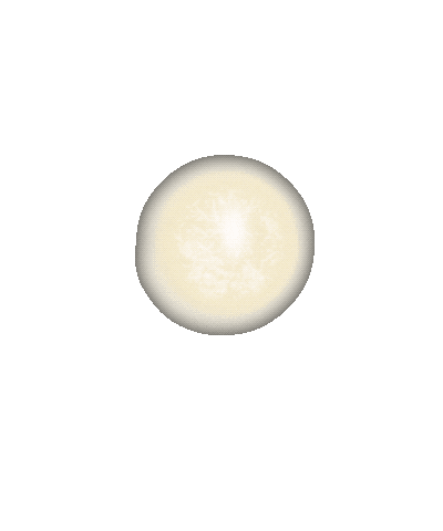 Full Moon Art Sticker