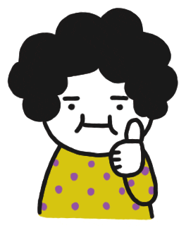 Grandma Thumbs Up Sticker