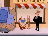 ren and stimpy nicksplat GIF