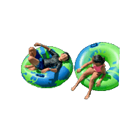 Tube Floating Sticker by Gumbuya World
