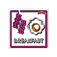 Breakfast Egg Sticker by niftyfiftys