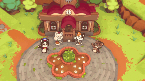 kittencupstudio giphyupload cat cats tea GIF