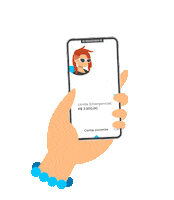 Phone App Sticker by Banco PAN
