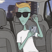 Iphone Being Cool GIF by Lonely Aliens