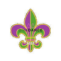 New Orleans Nola Sticker by DivaDance®