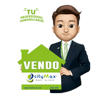 cityMax real estate citymax tu profesional inmobiliario Sticker