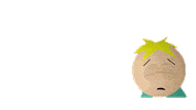 Butters Running Sticker by South Park