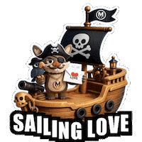 Miss You Love Sticker