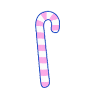Candy Cane Sticker by Chewy