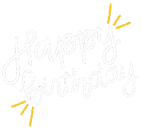 Happy Birthday Party Sticker