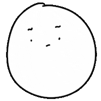 Sad Illustration Sticker
