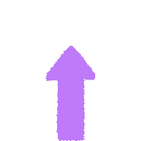 luchoegonzalez swipe up arrow purple indicator Sticker