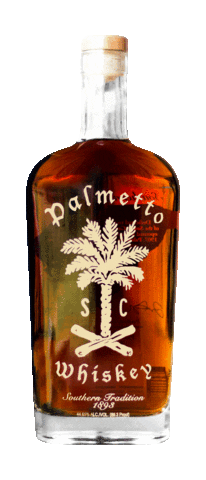 palmettodistillery giphyupload shot whiskey moonshine Sticker