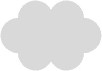 Cloud Blocks Sticker