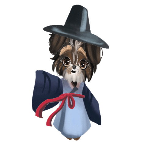 Cute Dog Yorkie Sticker
