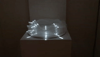 Spinning Wheel of Wire and Light Creates a Dancing Ballerina Illusion