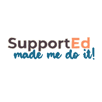 Made Me Do It Sticker by SupportEd