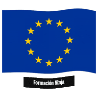 European Union Flag Sticker by Formación Ninja