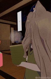 Calm Down Green Tea GIF