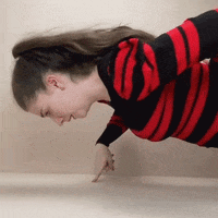 amberdoigthorne comedy thank you okay awkward GIF