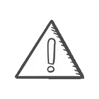 Stop Warning Sticker by Sundae