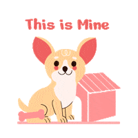 Shopthepaw mine own it pet shop this is mine Sticker