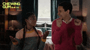 michaela coel yawn GIF by Chewing Gum Gifs