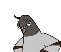 rodsmirage wtf pigeon dove kidding Sticker
