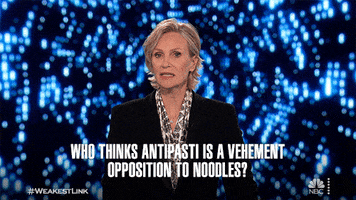 Jane Lynch You Are The Weakest Link GIF by NBC