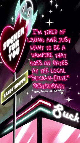 A_Federico_Comics night tired vampire emo GIF