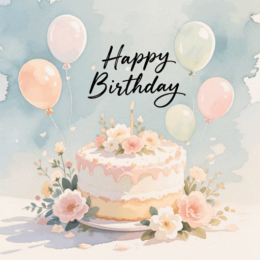 llwuStudio01 giphygifmaker celebration birthday cake GIF