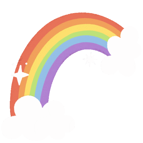 Brennatedesco giphyupload rainbow pride sparkle Sticker