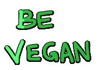 Be Vegan Sticker