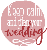 Wedding Keep Calm Sticker by FreakinFineWeddings