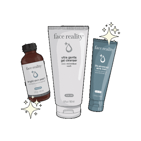 Acne Skincare Product Sticker by Face Reality Skincare