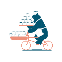 Bear Zoo Sticker by Huggs Coffee