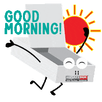 Good Morning Sun Sticker by mySAFEBOX