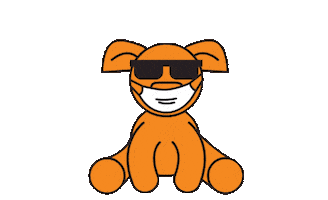 Dog Christmas Sticker by Production Club