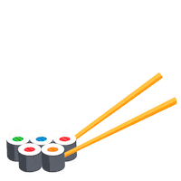 just eat sushi Sticker by Just Eat España