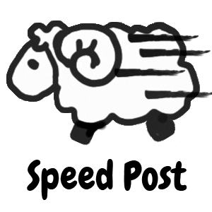 Woollywhatknot giphyupload woolly what knot speed post Sticker