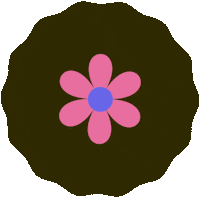 Flower Fireworks Sticker