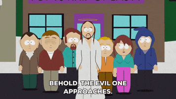 jesus leering GIF by South Park 