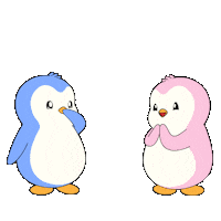 I Love You Kiss Sticker by Pudgy Penguins