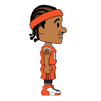 doodle_dayzz basketball nba ncaa walk Sticker
