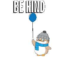 Be Kind Love Sticker by Pudgy Penguins