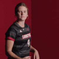 Womens Soccer Go Cards GIF by Louisville Cardinals